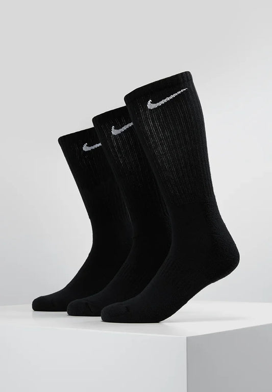 Nike PACK - 3 Paires de Chaussettes Cushioned Crew Noir