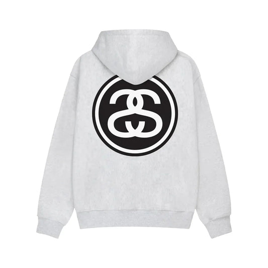 Stussy SS-Link Zip Hoodie Ash Heather