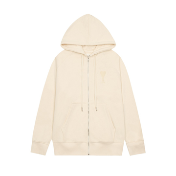 Veste Ami Paris Beige Cœur Beige
