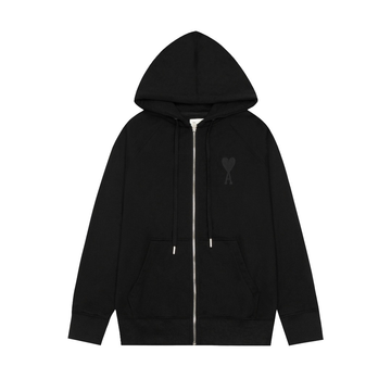 Veste Ami Paris Noir Cœur Noir