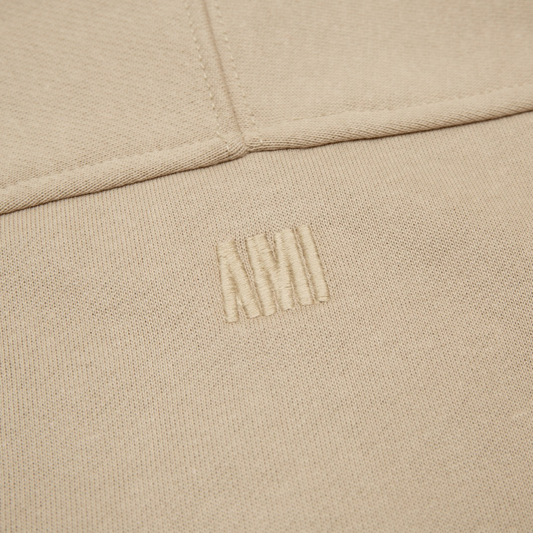 Veste Ami Paris Marron Cœur Marron