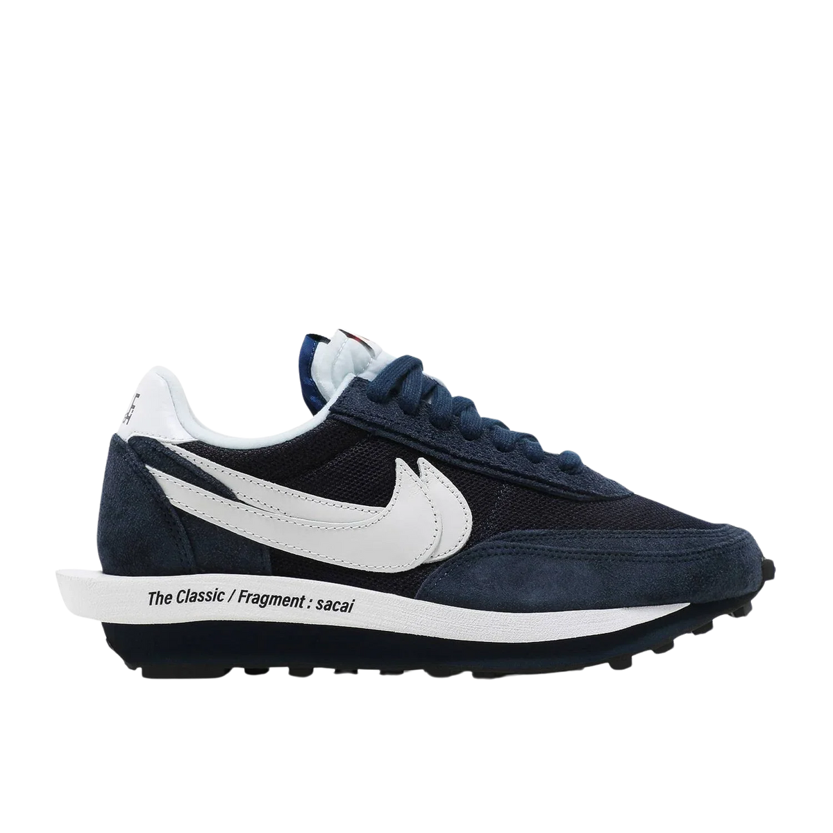 Nike Sacai x Fragment LDWaffle Blackened Blue