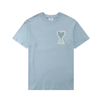 T-shirt Ami Paris Bleu Coeur Bleu