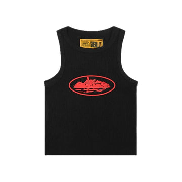 Corteiz Alcatraz Tank Top Black/Red