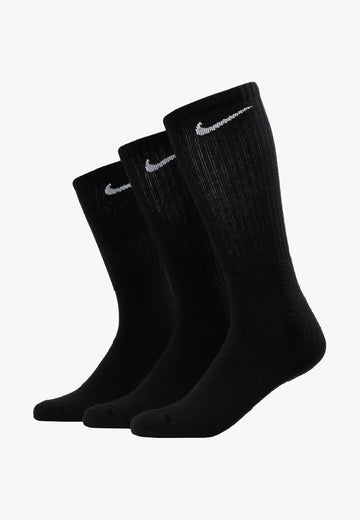 Nike PACK - 3 Paires de Chaussettes Cushioned Crew Noir