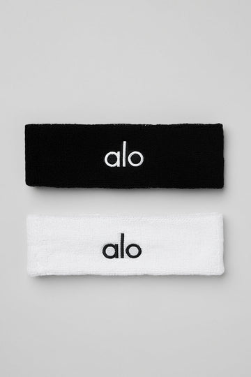 Bandeau Alo Glow (2-Pack) - Black/White