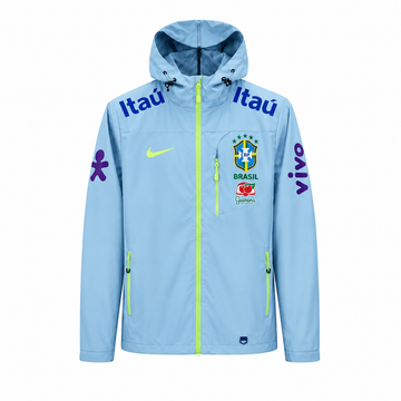 Veste Imperméable Brésil Bleu Clair