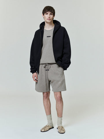 Embossed Classic Fleece Zip-Up Hoodie