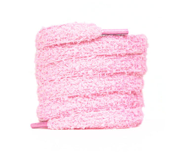 Fluffy Thick Lacets Rose