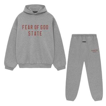 Fear Of God Essentials FW24 Dark Heather Set