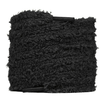 Fluffy Thick Lacets Noir