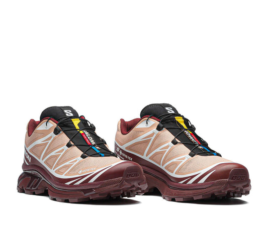 Salomon XT-6 Gore-Tex Mahogany Rose Tawny Port