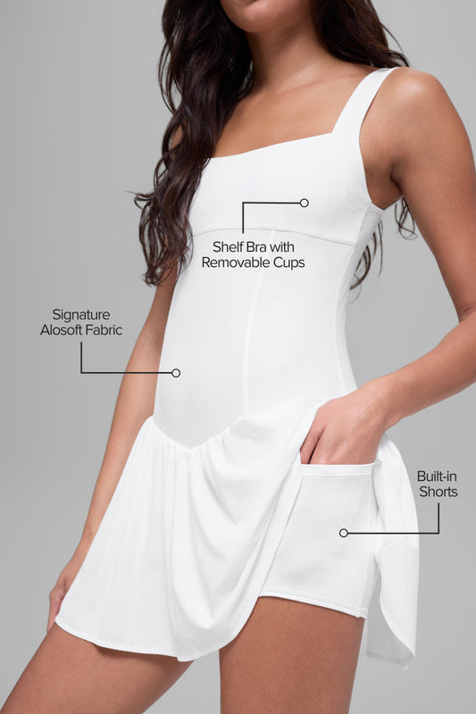 Robe Alo de Padel/Tennis Break Point - White