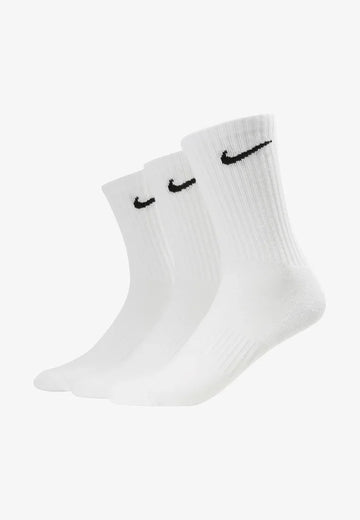 Nike PACK - 3 Paires de Chaussettes Cushioned Crew Blanc
