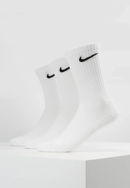 Nike PACK - 3 Paires de Chaussettes Cushioned Crew Blanc