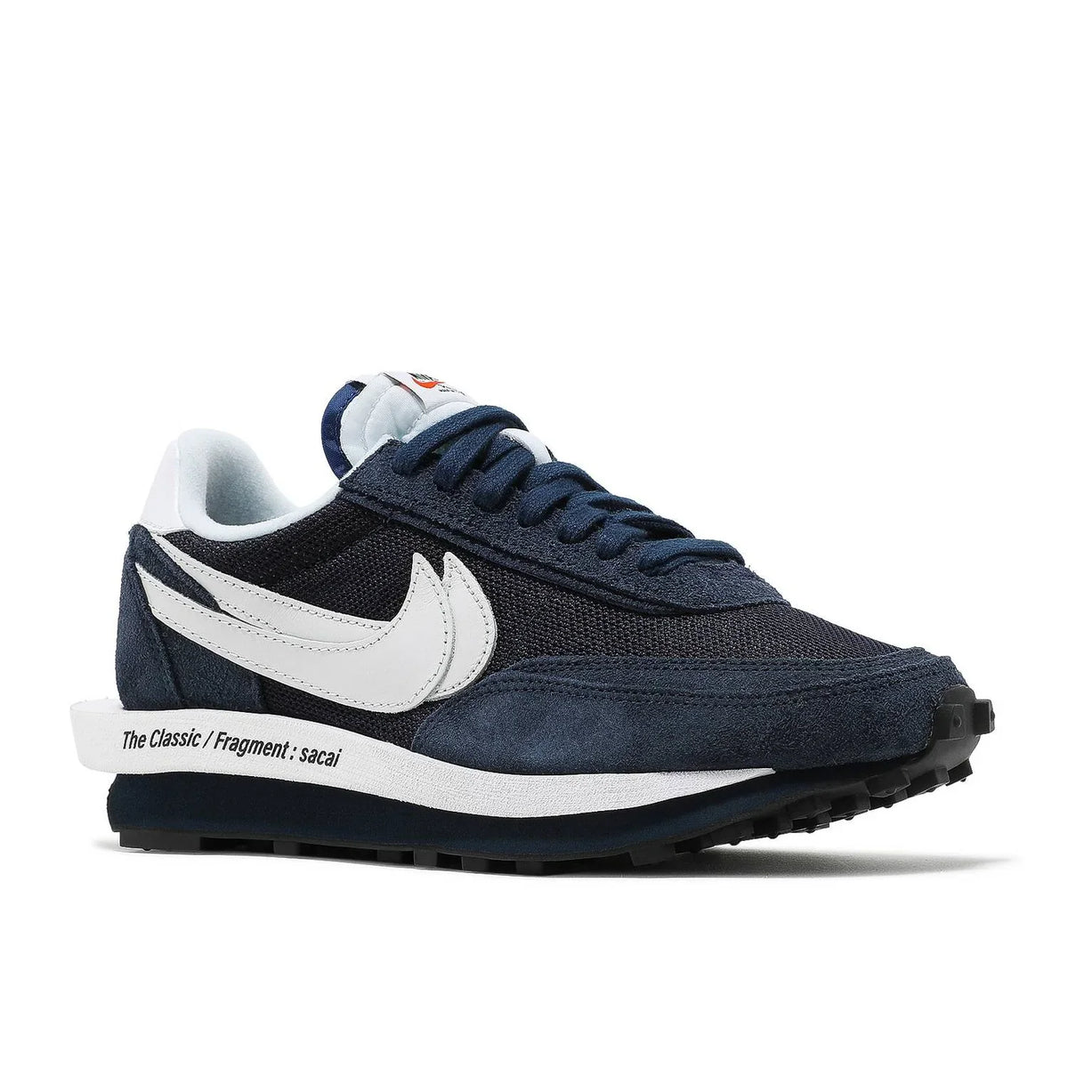 Nike Sacai x Fragment LDWaffle Blackened Blue profil