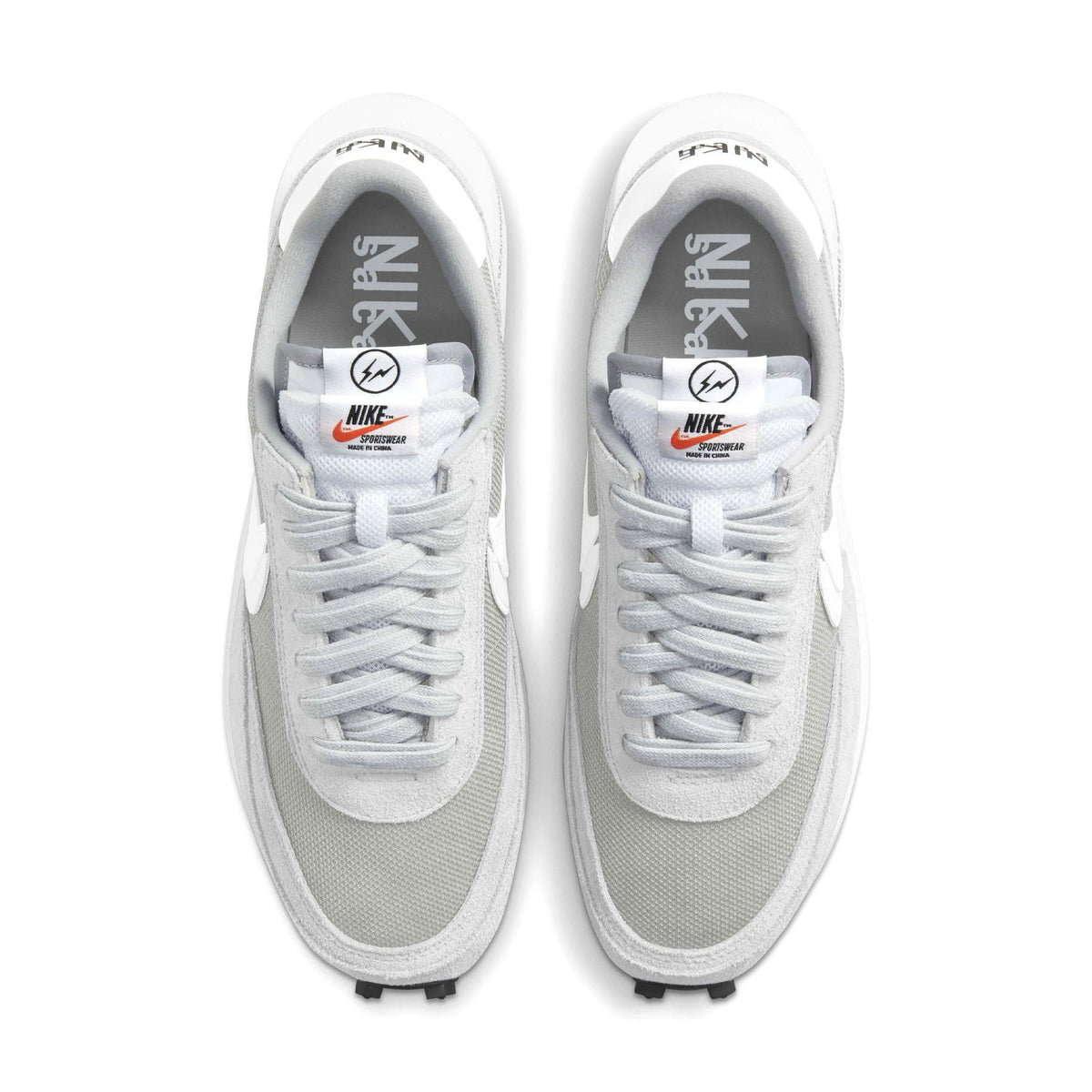 Nike Sacai x Fragment LDWaffle Grey détail